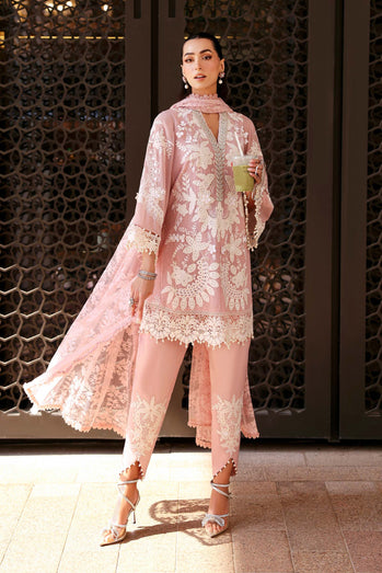 MARIA B - Embroidered Lawn Karandi Suit D-2603-A