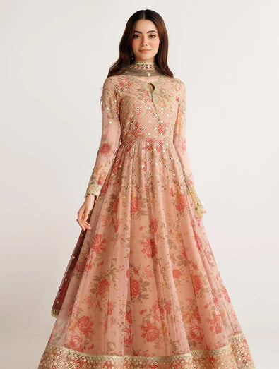 JAZMIN- EMBROIDERED CHIFFON UC-3110