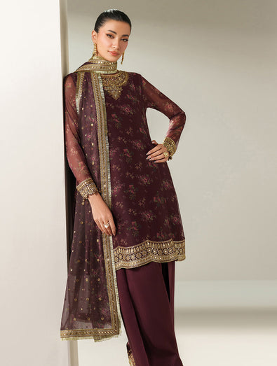 Jazmin - EMBROIDERED CHIFFON UC-3096