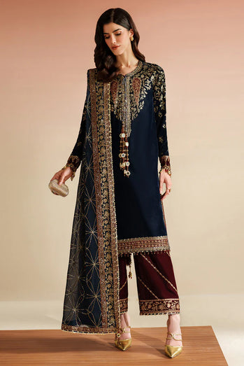 JAZMIN- Embroidered Velvet Formal VVF D-7