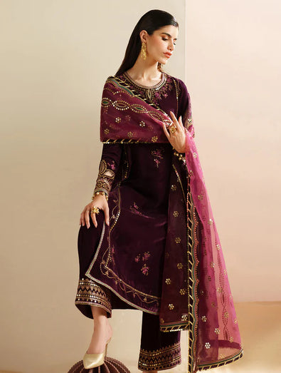 JAZMIN- Embroidered Velvet Formal VVF D-4