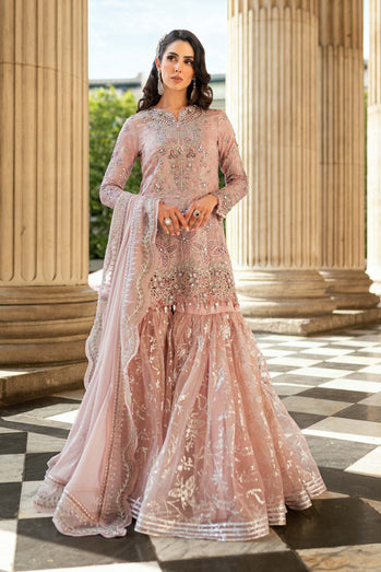 MARIA-B Embroidered Raw Silk Suit WF-09-05