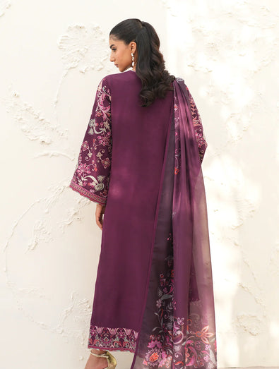 BAROQUE - EMBROIDERED RAW SILK UF-4382