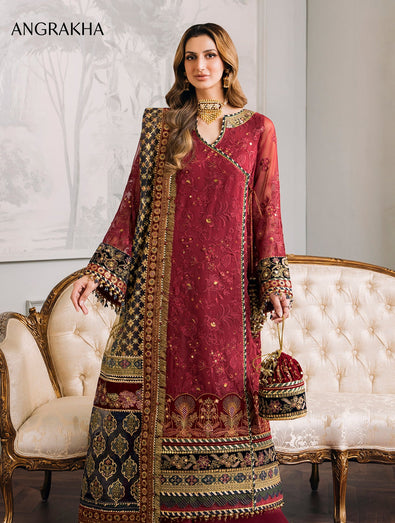 EMBROIDERED CHIFFON CH12-07