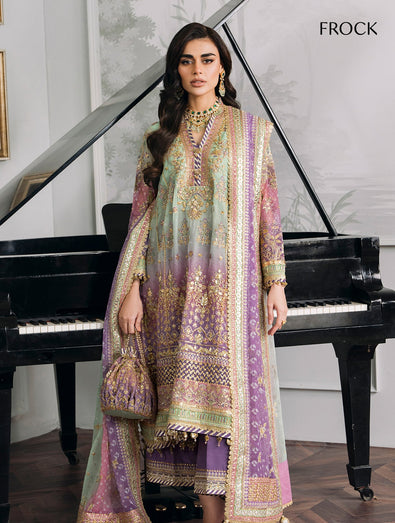 EMBROIDERED CHIFFON CH12-08